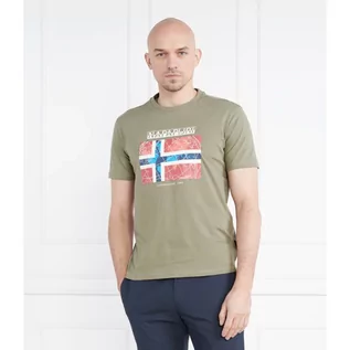 Koszulki męskie - Napapijri T-shirt S-GUIRO | Regular Fit - grafika 1