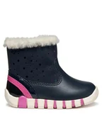 Buty dla dziewczynek - Geox Kozaki B Iupidoo B5658A 0DHBC C4268 Granatowy - miniaturka - grafika 1