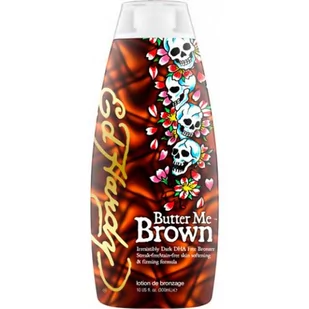 Ed Hardy Butter Me Brown Ciemny Bronzer Bez DHA 300ml - Balsamy i kremy do opalania - miniaturka - grafika 1
