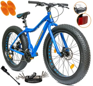 Rower Damski Męski Fatbike 26 IWOBIKE Shimano Aluminium Tarcze Lekki 2025 - Rowery - miniaturka - grafika 1