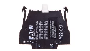 Eaton Styk pomocniczy 1Z 1R montaż czołowy M22-CK11 107940 107940 - Inne akcesoria elektryczne - miniaturka - grafika 1