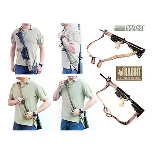 Cetacea Tactical - Convertible 2 Point Rabbit Sling - Ranger Green - Odzież taktyczna i umundurowanie - miniaturka - grafika 3