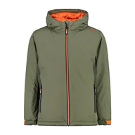 Kurtki i płaszcze dla chłopców - CMP - Wyściełana kurtka dziecięca ze stałym kapturem, Kaki, 98 - miniaturka - grafika 1