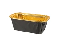 Ciasta i półprodukty do ciast - Foremki na mini placuszki czarno-złote - 11 x 4 cm - 10 szt. - miniaturka - grafika 1