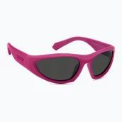 Okulary przeciwsłoneczne - Okulary przeciwsłoneczne Polaroid PLD 2165/S matte fuchsia/grey polarized WYSYŁKA W 24H 30 DNI NA ZWROT - miniaturka - grafika 1