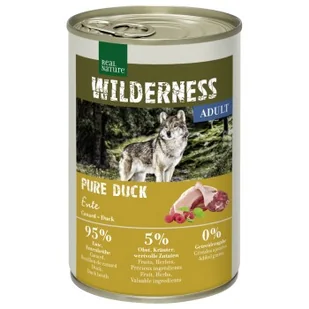 REAL NATURE WILDERNESS Adult Pure Duck 24x400 g - Mokra karma dla psów REAL NATURE WILDERNESS Adult Pure Duck 24x400 g - Mokra karma dla psów - miniaturka - grafika 1