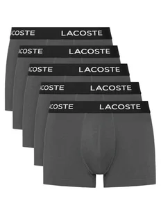 Lacoste Komplet 5 par bokserek 5H1292 Szary - Majtki męskie - miniaturka - grafika 1