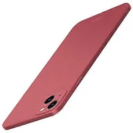 Etui i futerały do telefonów - Do iPhone'a 15 MOFI Fandun Series Matowy komputer Ultra-cienkie, kompleksowe etui na telefon komórkowy Czerwony 15 Pro - miniaturka - grafika 1