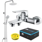 Baterie wannowe i prysznicowe - SOTBE TOGA Bateria wannowa z deszczownicą PREMIUM - miniaturka - grafika 1