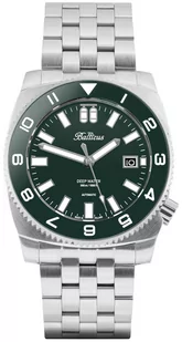Zegarek Zegarek Balticus BALDWRG Deep Water  zielony  Limited Edition 100 szt - Zegarki męskie - miniaturka - grafika 1