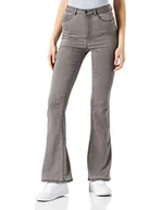 Spodnie damskie - Noisy may Jeansy damskie ze stretchem, Jasnoszary denim, 27W / 34L - miniaturka - grafika 1