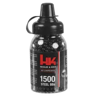 Amunicja do wiatrówek - Śrut 4,46 mm H&K kulki stalowe BB'S 1500szt - miniaturka - grafika 1