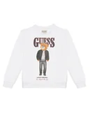 Bluzy dla chłopców - Guess Bluza L6RQ05 KAD74 Biały Regular Fit - miniaturka - grafika 1