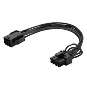 Kable komputerowe i do monitorów - Adapter Zasilania 2x 6pin do 8pin Pci-e 15CM - miniaturka - grafika 1
