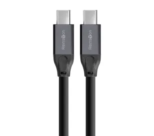 Reinston USB-C do USB-C 100W 4K 60Hz 2m Czarny - Kable komputerowe i do monitorów - miniaturka - grafika 1