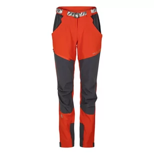 Damskie spodnie trekkingowe Milo Tenali Lady brick/dark grey - S - Spodnie sportowe damskie - miniaturka - grafika 1