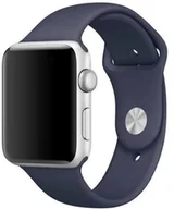 Akcesoria do smartwatchy - Pasek Mercury Silicon do Apple Watch Series 1/2/3/4/5/6/7/8/SE/SE2 38-41 mm Niebieski (8809724801618) - miniaturka - grafika 1