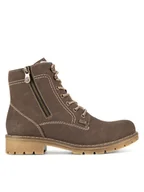 Botki damskie - Rieker Botki Y9134-25 Brązowy - miniaturka - grafika 1