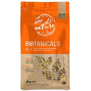 Bunny All Nature Botanicals Mid Mix, stokrotka i kwiat czerwonej koniczyny - 3 x 120 g - Przysmaki dla gryzoni Bunny All Nature Botanicals Mid Mix, stokrotka i kwiat czerwonej koniczyny - 3 x 120 g - Przysmaki dla gryzoni - miniaturka - grafika 1
