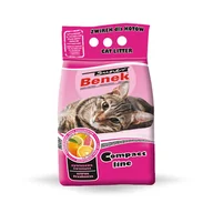 Żwirek dla kotów - SUPER BENEK Compact Cytrusowa Świeżość - miniaturka - grafika 1
