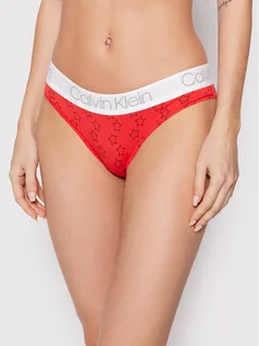 Majtki damskie - Calvin Klein Underwear Figi klasyczne Body 000QD3752E Czerwony - grafika 1