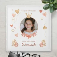 Albumy fotograficzne - Duży album na zdjęcia z Twoim zdjęciem dla dziewczynki na imieniny Dz - miniaturka - grafika 1