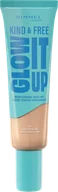 Podkłady do twarzy - Rimmel Kind & Free Glow It Up Skin Tint Nawilżający podkład do twarzy, 001 Fair Porcelain - miniaturka - grafika 1
