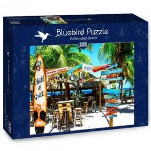 Bluebird Puzzle Puzzle 3000 Curacao, Plaża Willemstad - Bluebird Puzzle - Puzzle - miniaturka - grafika 1