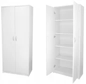 Szafki na buty - Szafa Regał Biały Tom Na Segregatory, Buty 75 x 35 x 180 CM - miniaturka - grafika 1