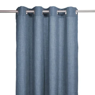 Zasłona Valencia 140 x 260 cm niebieska - Zasłony - miniaturka - grafika 1