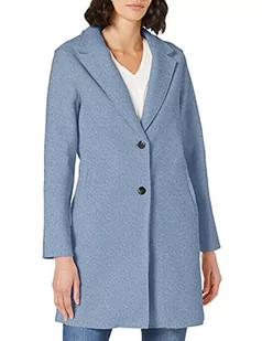 Only Kobiety Onlcarrie Otw Noos Płaszcz, Niebieski, S - Płaszcze damskie - miniaturka - grafika 1