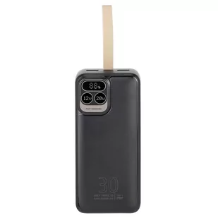 RIVACASE Powerbank VA2585 30000 mAh USB-C 20W + LCD czarny - Powerbanki - miniaturka - grafika 1