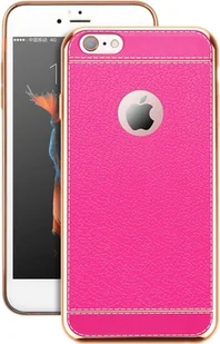 Etui na telefon komórkowy Apple iPhone 5 / 5s / SE Etui ochronne skóra syntetyczna różowy - Etui i futerały do telefonów - miniaturka - grafika 1
