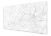 Dekoracje domu - Panel kuchenny HOMEPRINT Uniwersalny biały marmur 140x70 cm - miniaturka - grafika 1