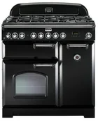 Kuchenki gazowo-elektryczne - Falcon Classic Deluxe 90 Czarny chrom - miniaturka - grafika 1