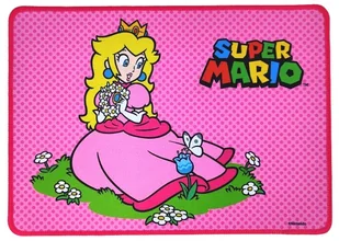 Różowa podkładka pod myszkę Super Mario 35 x 25 cm. - Podkładki pod mysz - miniaturka - grafika 1