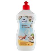 Płyny do naczyń - Carrefour Essential Coconut Balsam do naczyń 0,5 l - miniaturka - grafika 1