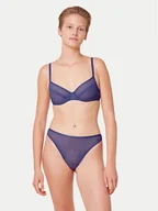Majtki damskie - Triumph Stringi Bright Spotlight 10216476 Niebieski - miniaturka - grafika 1