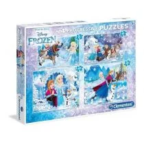 Clementoni Puzzle 20+60+100+180 Frozen 07723 - Puzzle - miniaturka - grafika 1