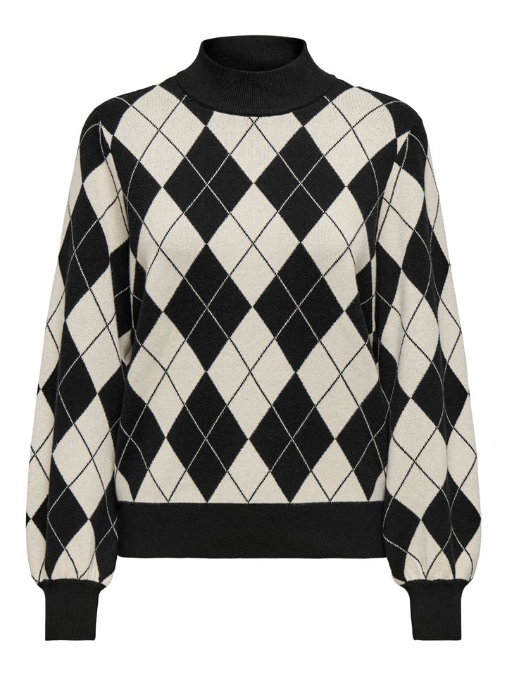 ONLY Sweter w kolorze czarno-białym