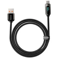 Kable USB - Baseus Kabel USB do USB-C Display 66W 1m czarny CASX020001 - miniaturka - grafika 1