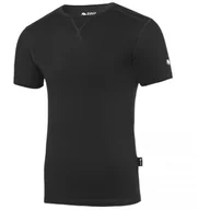 Koszulki sportowe męskie - Koszulka męska Zulu Merino 160 Short Rozmiar: M / Kolor: ciemnozielony - miniaturka - grafika 1