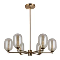 Lampy sufitowe - Żyrandol PERANO PND-4215-6-HBR Italux - miniaturka - grafika 1