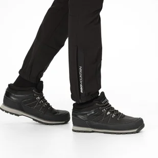 Męskie spodnie turystyczne softshell Regatta Mountain Winter czarne Rozmiar: 33R - Odzież trekkingowa męska - miniaturka - grafika 11