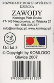 Gry karciane - Komlogo Komlogo, karty logopedyczne, Rozwijamy mowę i myślenie dziecka, Zawody - miniaturka - grafika 1
