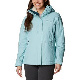 Damska kurtka 3w1 Columbia Bugaboo II I/C Fleece aqua haze - S - Kurtki damskie - miniaturka - grafika 1