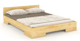 Drewniane łóżko skandynawskie F7-N05 - Łóżka - miniaturka - grafika 1