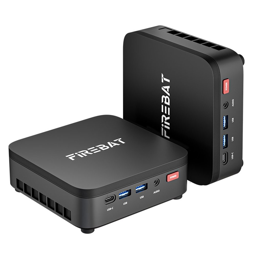 FIREBAT R3 Mini PC AMD Ryzen 5 7430U 6 Cores 12 Threads Up to 4,3GHz 16GB LPDDR4 RAM 512GB SSD AMD Radeon Graphics 1299925EUDF