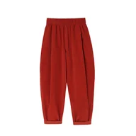 Spodnie sportowe damskie - Kordia - Bawełniane spodnie z drobnego sztruksu - miniaturka - grafika 1