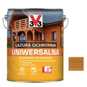 Farby i impregnaty do drewna - V33 Lazura ochronna uniwersalna Dąb Naturalny 5 l - miniaturka - grafika 1